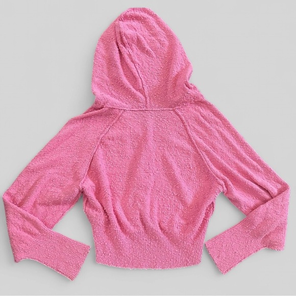 Free People- Found My Friend Hoodie- Pink-size Small-like new-EUC - Picture 8 of 8